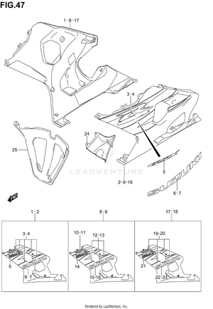 Under Cowling (model K4) Schematic