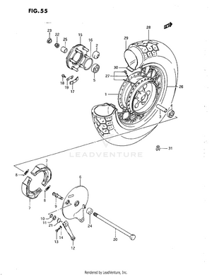 Rear Wheel Schematic
