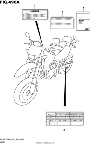 Label (dr-z400sml6 E03) Schematic
