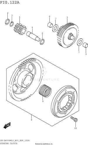 Starter Clutch Schematic