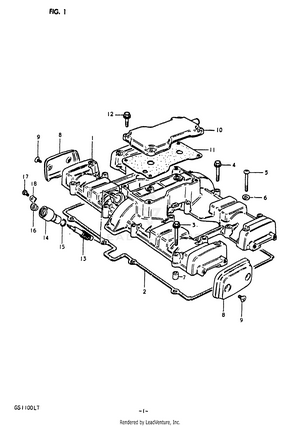 Cylinder Head Cover Schematic