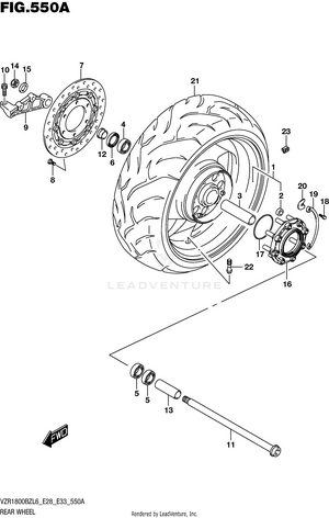 Rear Wheel Schematic