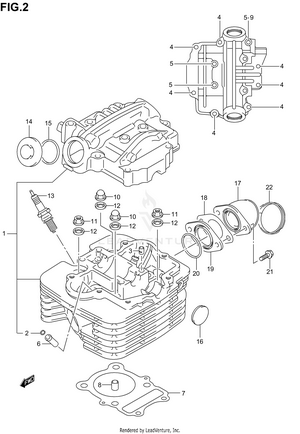 Cylinder Head Schematic