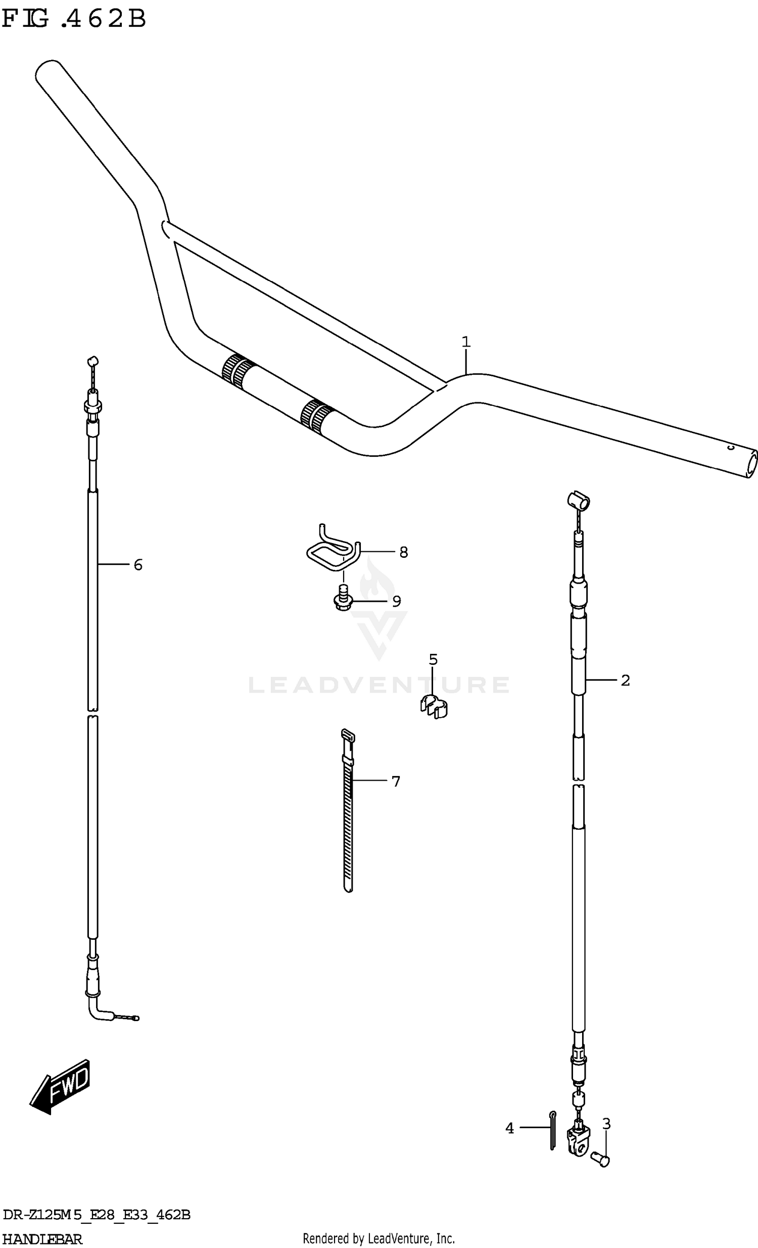 HANDLEBAR (DR-Z125L)