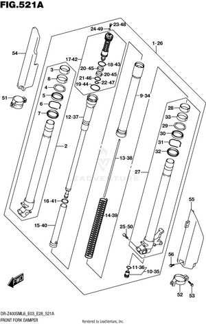 Front Fork Damper Schematic