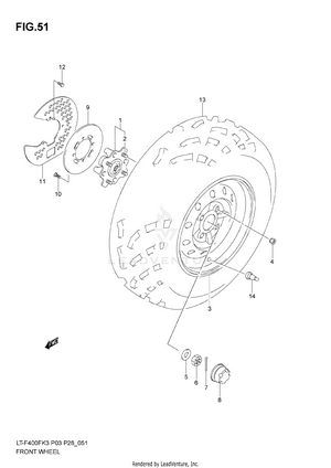 Front Wheel Schematic