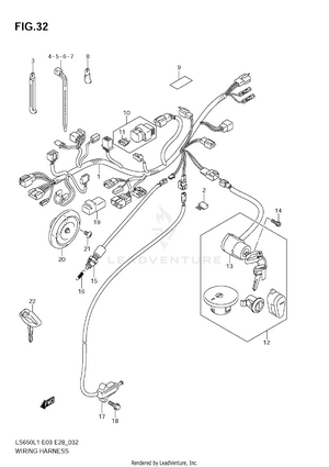 Wiring Harness (ls650l1 E33) Schematic