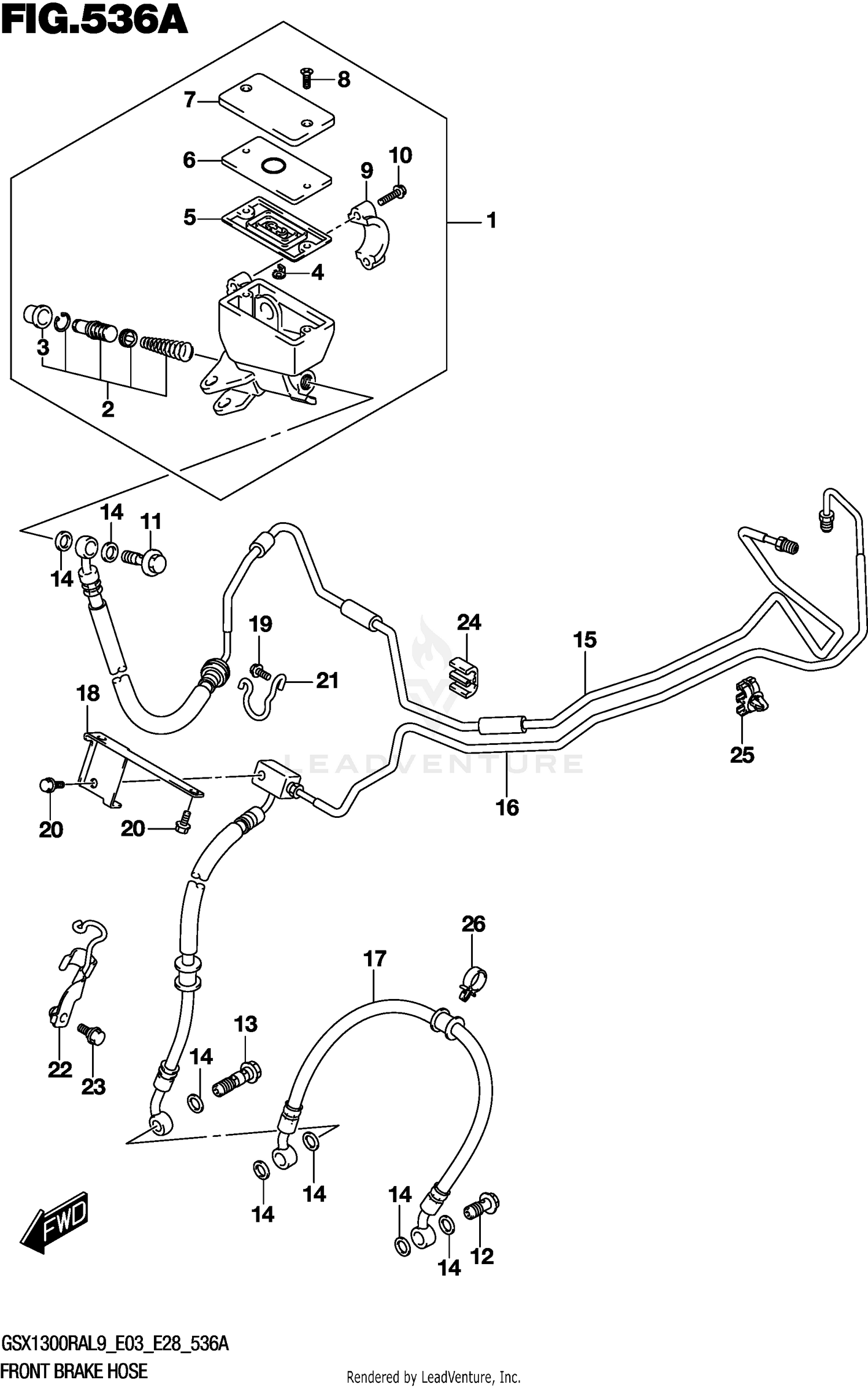 FRONT BRAKE HOSE