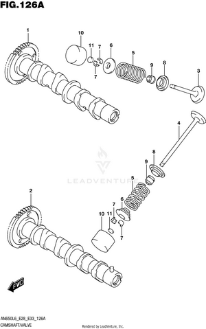 Camshaft/valve Schematic