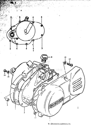 Crankcase Cover Schematic