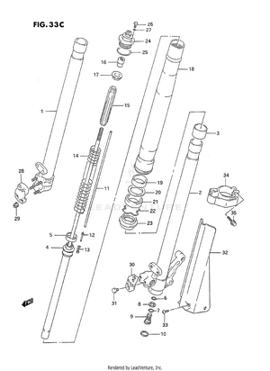 Front Damper (model N) Schematic