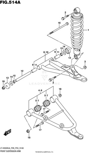 Front Suspension Arm Schematic