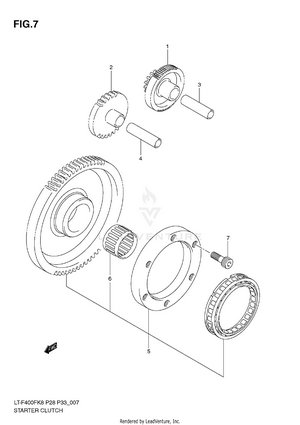 Starter Clutch Schematic