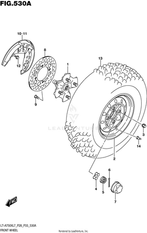 Front Wheel Schematic