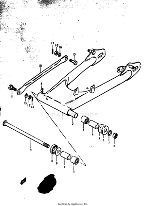 Rear Swinging Arm Schematic