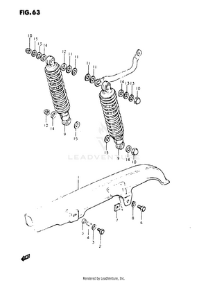 Chain Case - Shock Absorber Schematic