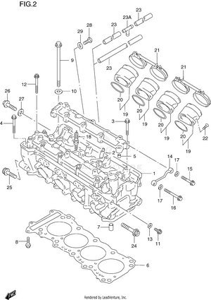 Cylinder Head Schematic
