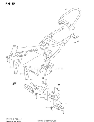 Frame/footrest Schematic