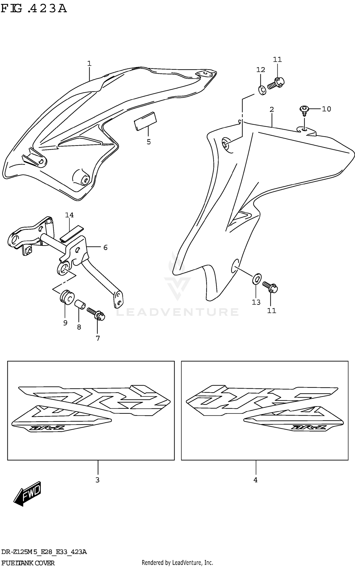 FUEL TANK COVER