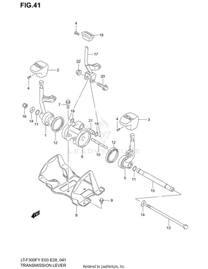 Transmission Lever Schematic