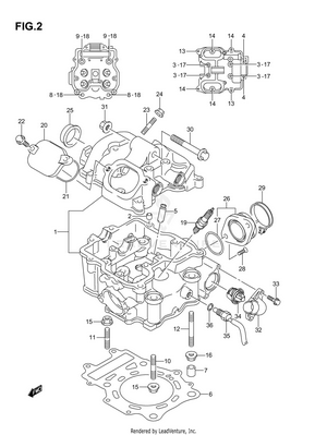 Cylinder Head Schematic