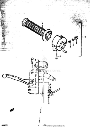 Rh Handle Switch (gs400c) Schematic