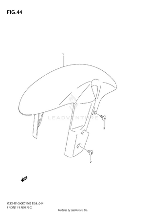 Front Fender Schematic