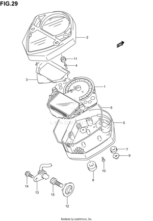 Speedometer (sv1000sk3/sk4) Schematic