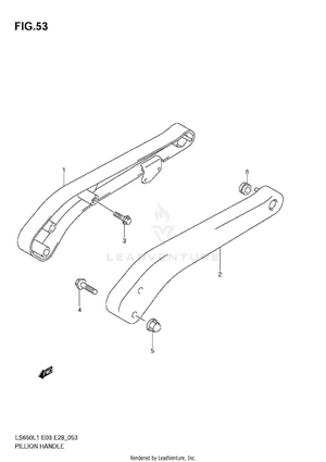 Pillion Handle Schematic