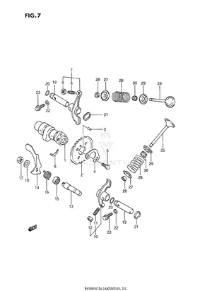 Cam Shaft - Valve Schematic