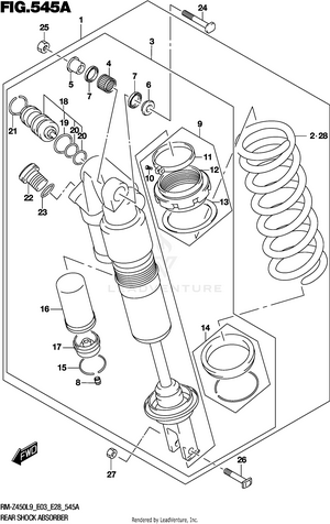 Rear Shock Absorber Schematic