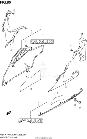 Under Cowling Schematic