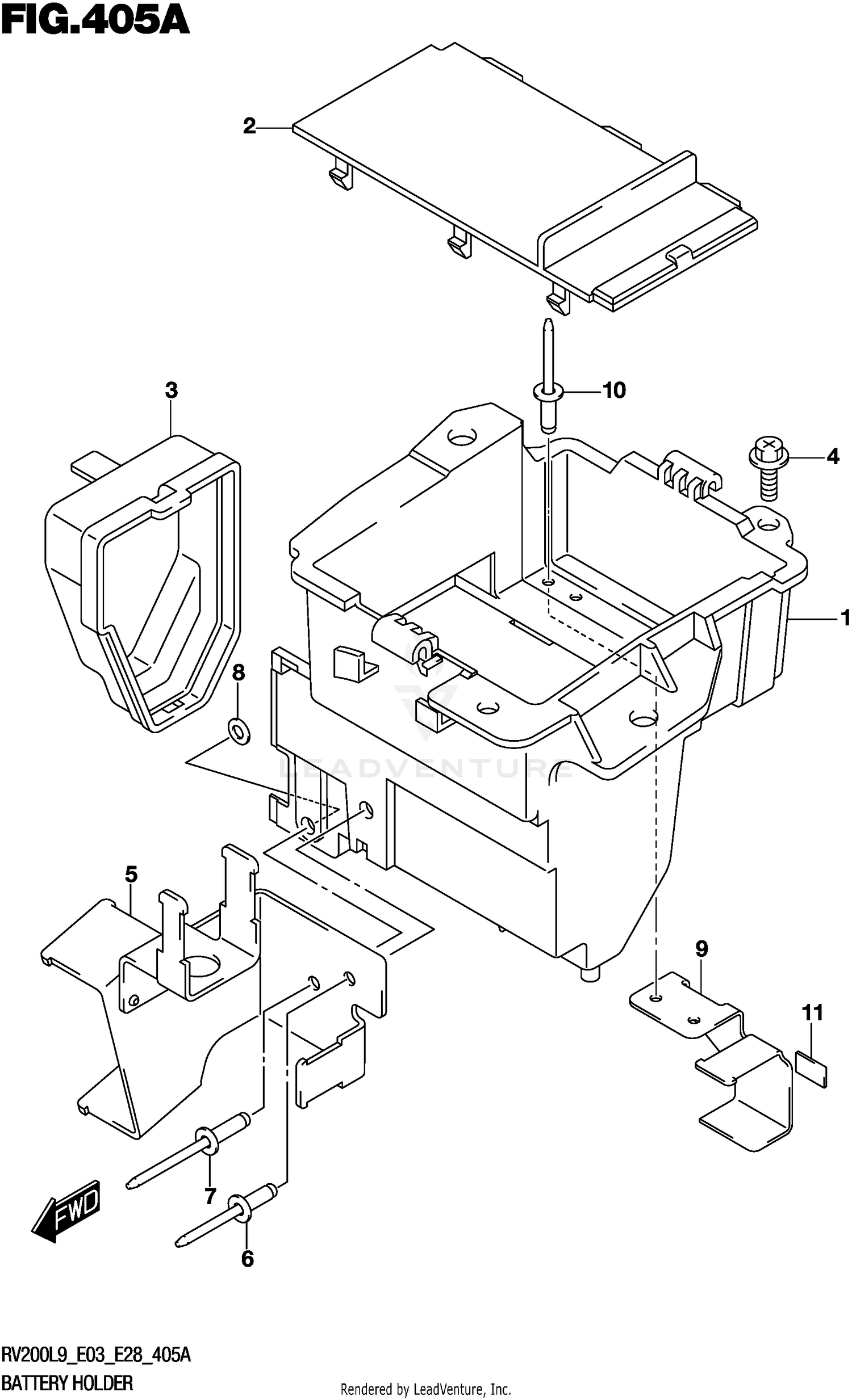 BATTERY HOLDER