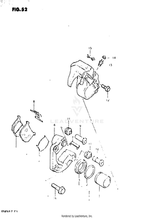 Front Caripers Schematic