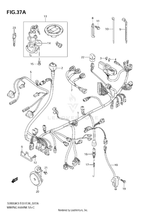 Wiring Harness (sv650sk5/sk6) Schematic