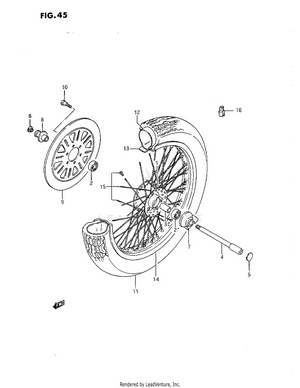 Front Wheel Schematic