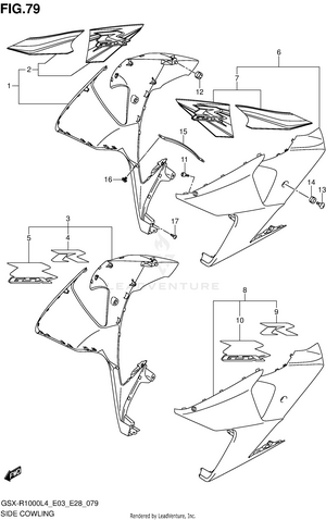 Side Cowling Schematic