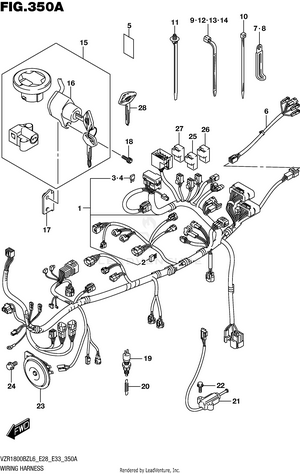Wiring Harness (vzr1800bzl6 E28) Schematic