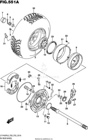 Rh Rear Wheel Schematic