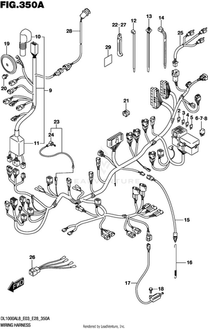 Wiring Harness (dl1000al8 E03) Schematic