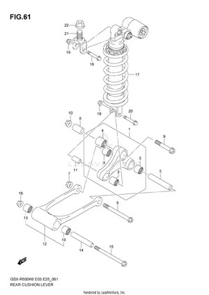 Rear Cushion Lever Schematic