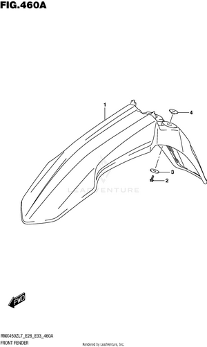 Front Fender Schematic