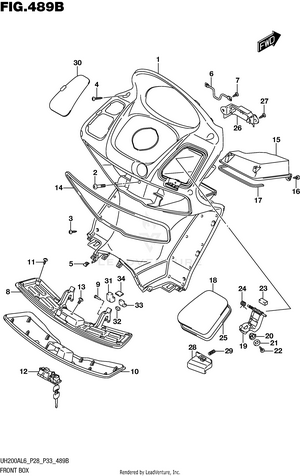 Front Box (uh200al6 P33) Schematic
