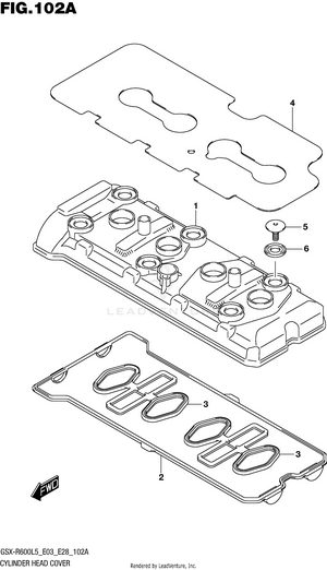 Cylinder Head Cover Schematic