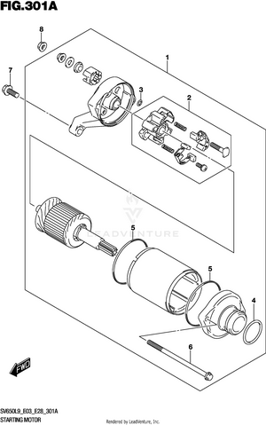 Starting Motor Schematic