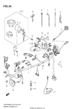 Wiring Harness (vzr1800k6/k7/k8,vzr1800zk7/zk8) Schematic