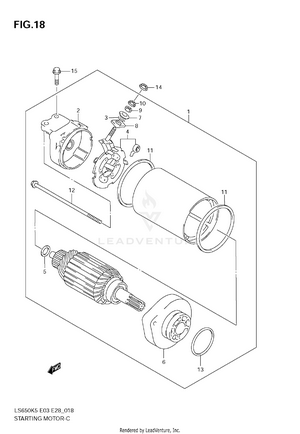 Starting Motor Schematic