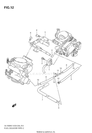 Fuel Delivery Pipe Schematic