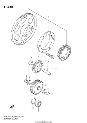 Starter Clutch Schematic
