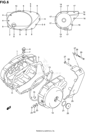 Crankcase Cover Schematic